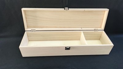 1個の木製ワインボックス、ギフトボックス付き